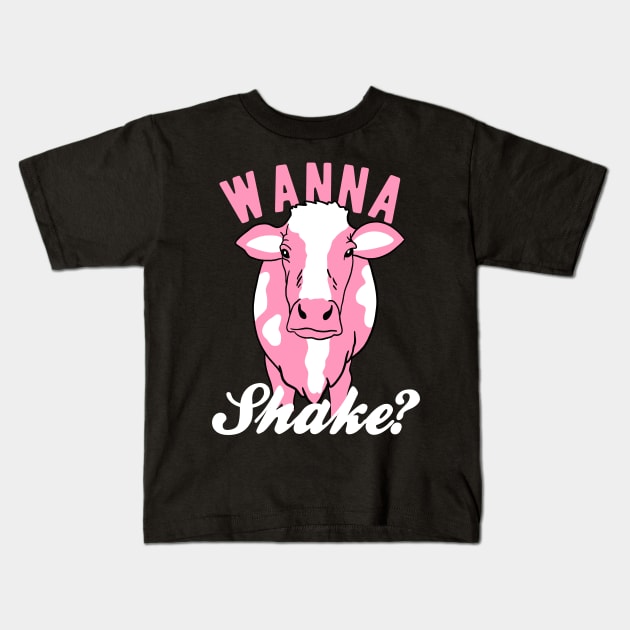 Strawberry Cow - Wanna Shake Kids T-Shirt by isstgeschichte